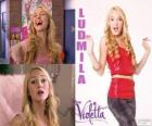 Ludmila Violetta, ana düşman olan kız güzel ve çekici Studio 21